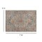 Flash Furniture Distressed Vintage Medallion Area Rug - 5' x 7' - Blue Multi Polyester RC-EG-202101-01-57-BL-GG - alternate 7
